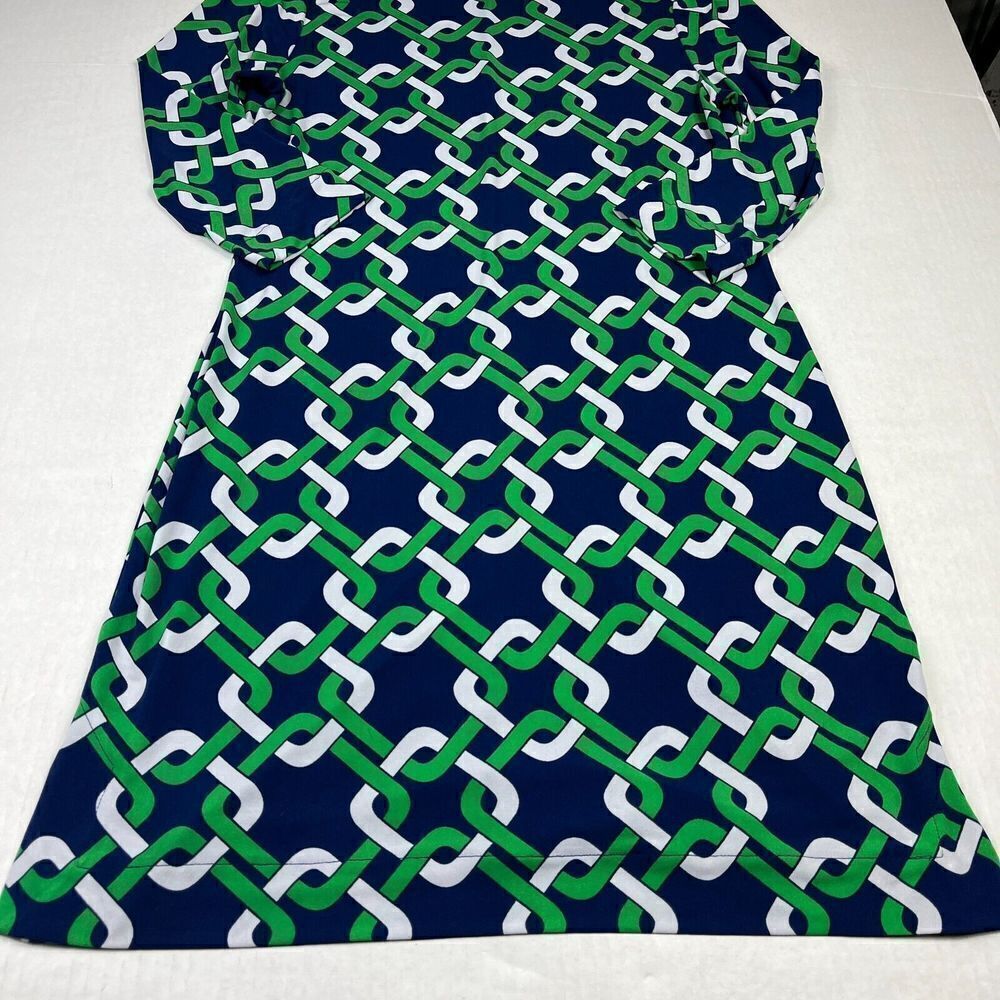 Banana Republic Work Shift Medallion Print 3/4 Sleeve Stretchy Pullover SMALL - Picture 2 of 10